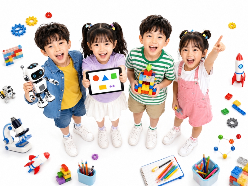 Cô bé, cậu bé, vui vẻ 6