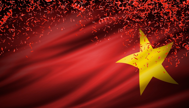 Lá cờ, Việt Nam, Quốc Khánh, đỏ 4