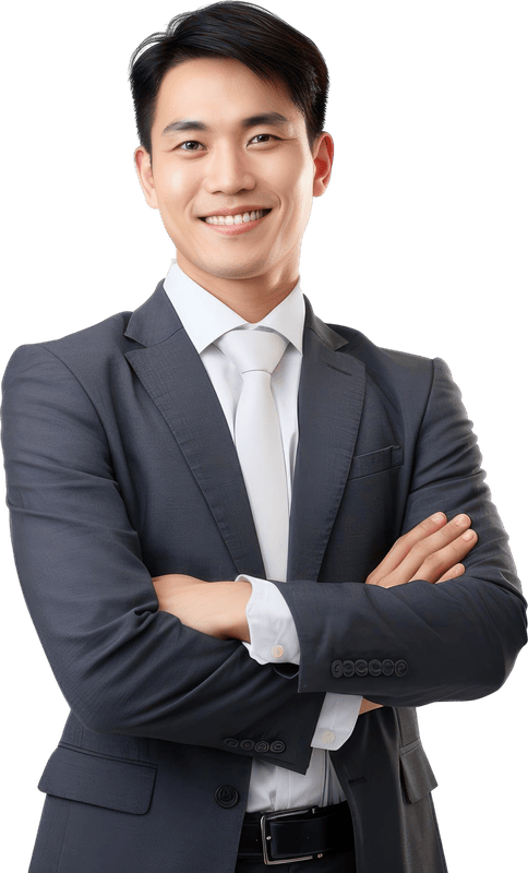 Doanh nhân, khoanh tay