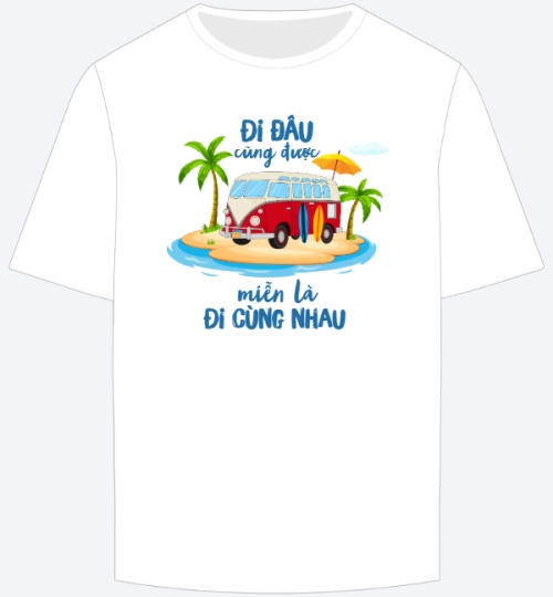 Mẫu thiết kế Áo thun Summer, mùa hè, team building, teamwork, du lịch, travel, hội nhóm, team, tập thể