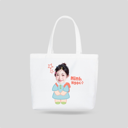 Mẫu thiết kế Túi canvas Couple, cặp đôi, người yêu, lover, tình yêu, love, đơn giản, simple, cute, dễ thương
