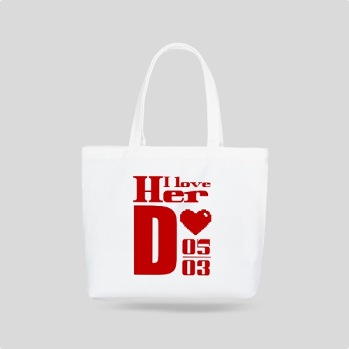 Mẫu thiết kế Túi canvas Couple, cặp đôi, người yêu, lover, tình yêu, love, đơn giản, simple, cute, dễ thương