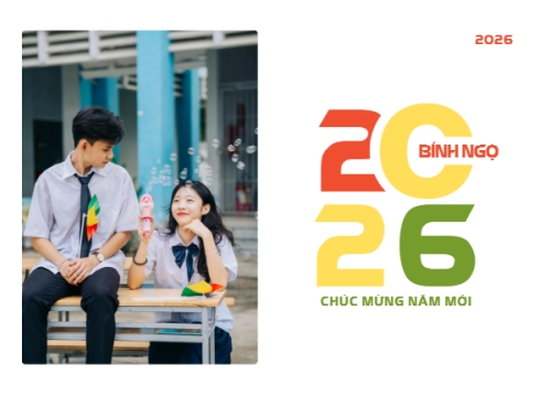 Mẫu thiết kế Lịch để bàn Tết, Xuân, Bính Ngọ, năm 2026, 2026, hiện đại, sang trọng, modern