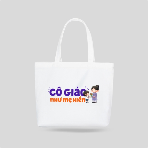 Mẫu thiết kế Túi canvas Cô giáo như mẹ hiền