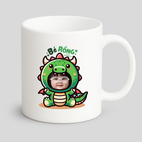 Mẫu thiết kế Ly sứ (cốc) Bé gái, girl, cá nhân, nhân vật, personal style, signature, dễ thương, cute, chibi, hoạt hình, cartoon