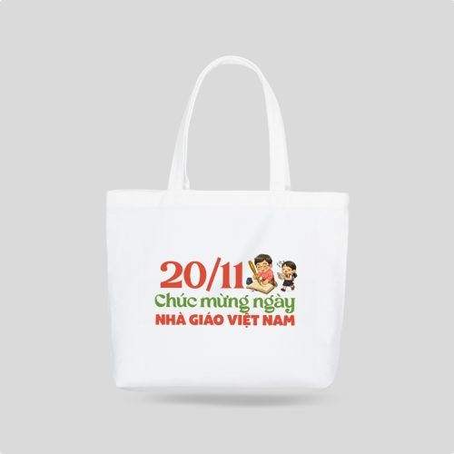 Mẫu thiết kế Túi canvas 20/11 mừng ngày nhà giáo