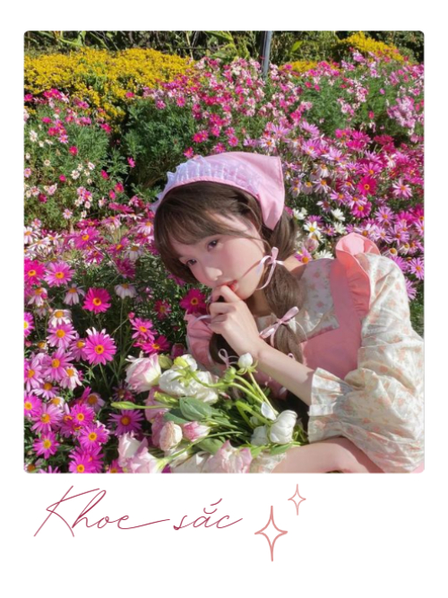 Mẫu thiết kế Bộ Ảnh Polaroid Thanh xuân, cô gái, girl, đơn giản, hiện đại