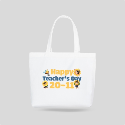 Mẫu thiết kế Túi canvas Happy teacher's day