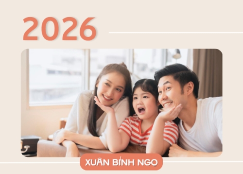 Mẫu thiết kế Lịch để bàn Tết, Xuân, Bính Ngọ, năm 2026, 2026, hiện đại, sang trọng, modern, đơn giản