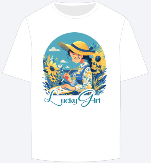 Mẫu thiết kế Áo thun Gril, cá nhân, nhân vật, personal style, signature