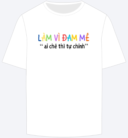 Mẫu thiết kế Áo thun Chữ, trending, hot, viral, xu hướng, thịnh hành