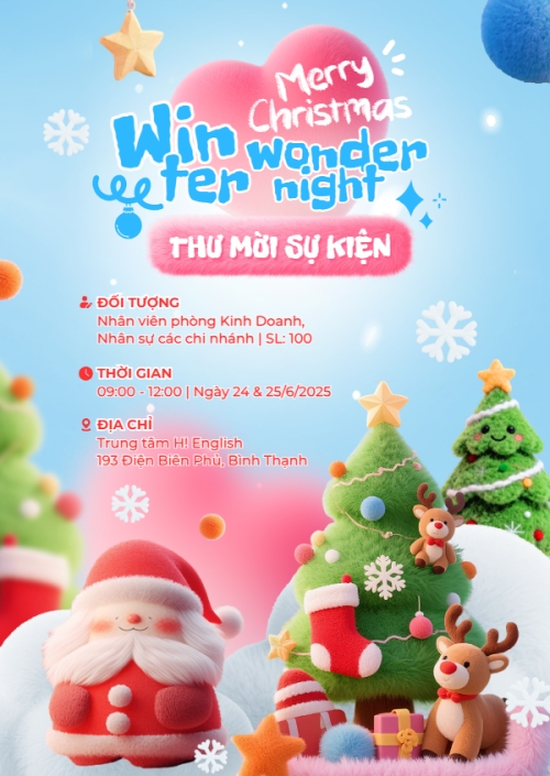Mẫu thiết kế Thư mời Winter wonder night 1765821247