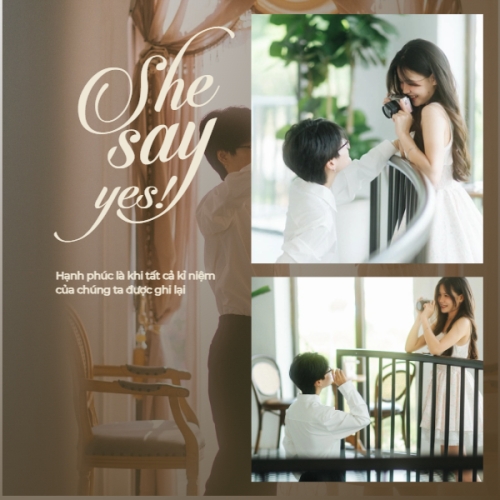 Mẫu thiết kế Photobook vuông Couple, cặp đôi, người yêu, lover, tình yêu, love, đơn giản, simple, cute, dễ thương