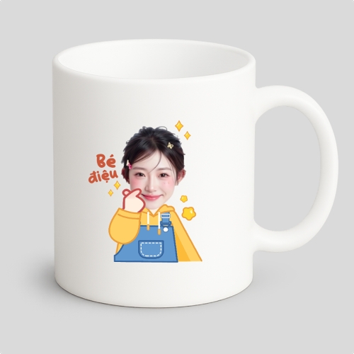 Mẫu thiết kế Ly sứ (cốc) Couple, cặp đôi, Nữ, con gái, girl, tình yêu, love, dễ thương, cute, chibi, hoạt hình, cartoon