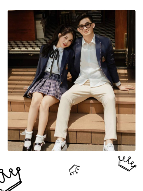 Mẫu thiết kế Bộ Ảnh Polaroid Bạn bè, couple, cặp đôi, thanh xuân, đơn giản, hiện đại