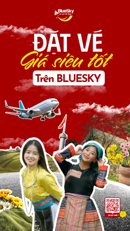 Mẫu thiết kế Bài post MXH (9:16) Đặt vé giá siêu tốt 1768385146