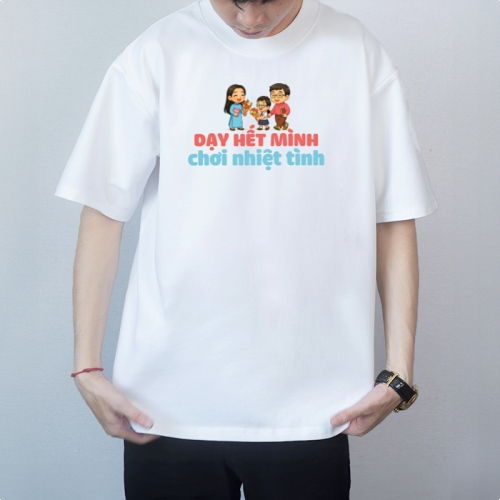 Mẫu thiết kế Áo thun Dạy hết mình chơi nhiệt tình