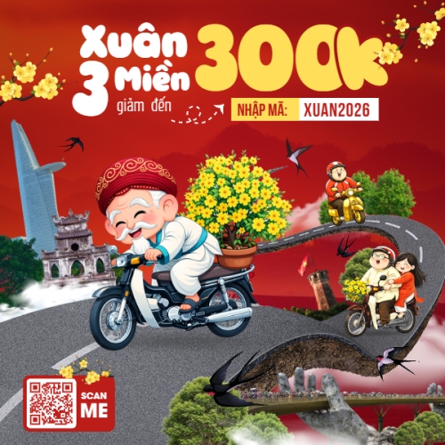 Mẫu thiết kế Bài post MXH vuông Xuân 3 miền 1768385146