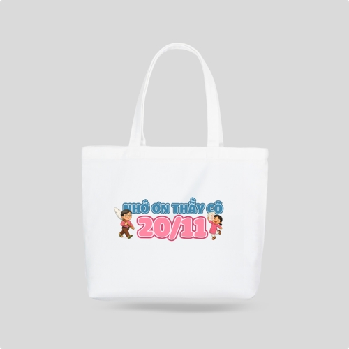 Mẫu thiết kế Túi canvas Nhớ ơn thầy cô 20/11