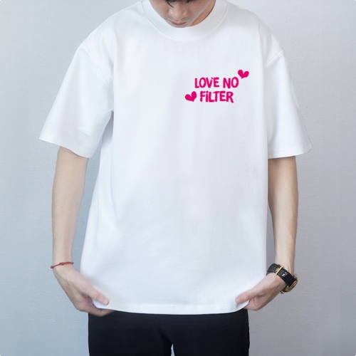 Mẫu thiết kế Áo thun Love no filter