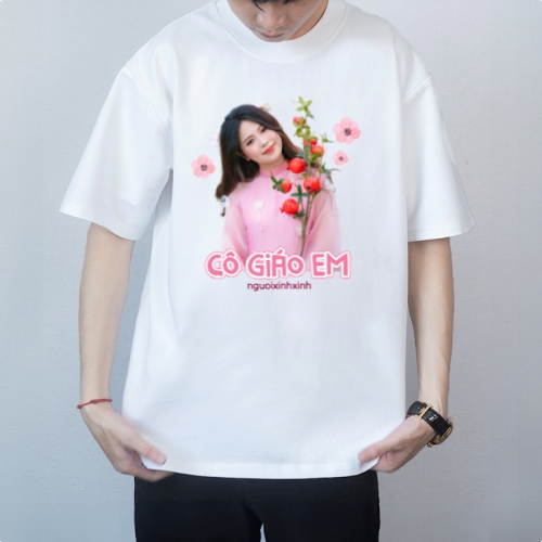 Mẫu thiết kế Áo thun Cô giáo em người xinh xinh
