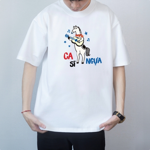 Mẫu thiết kế Áo thun Ca sĩ ngựa