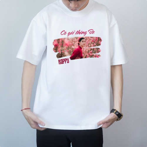 Mẫu thiết kế Áo thun Cô gái tháng ba