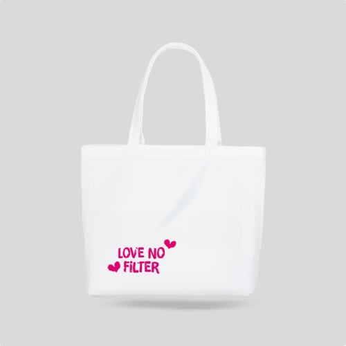 Mẫu thiết kế Túi canvas Love no filter