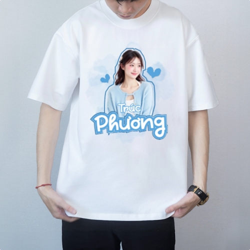 Mẫu thiết kế Áo thun Màu xanh mơ mộng