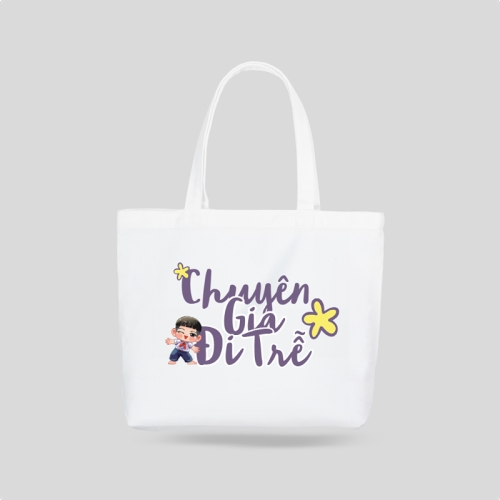 Mẫu thiết kế Túi canvas Chuyên gia đi trễ