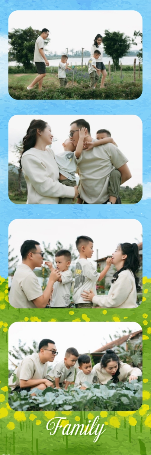 Mẫu thiết kế Bộ Ảnh Photobooth Gia đình, family, sự kiện, event, cute, dễ thương, đơn giản, simple