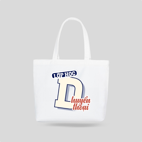 Mẫu thiết kế Túi canvas Lớp học D huyền thoại