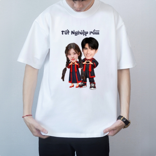 Mẫu thiết kế Áo thun Cặp đôi tốt nghiệp