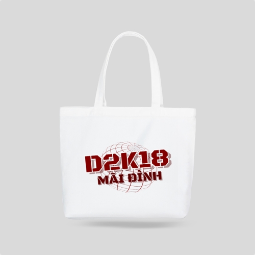 Mẫu thiết kế Túi canvas D2k18 mãi đỉnh