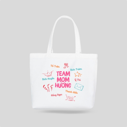 Mẫu thiết kế Túi canvas Team mom Hương