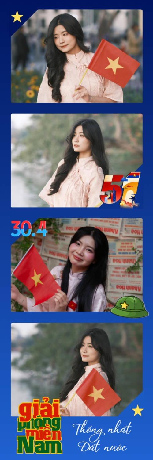 Mẫu thiết kế Bộ Ảnh Photobooth Giải phóng miền nam
