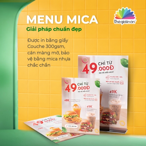 Mẫu thiết kế Hình Website khung menu