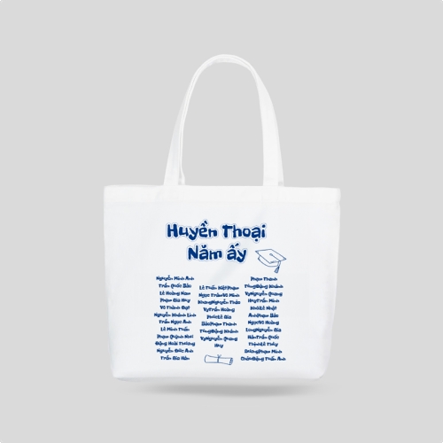 Mẫu thiết kế Túi canvas Huyền Thoại năm ấy