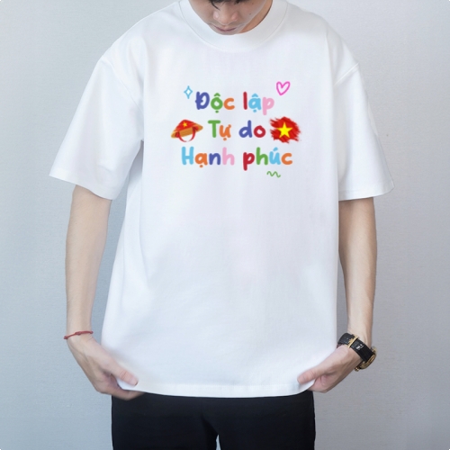 Mẫu thiết kế Áo thun Độc lập - Tự do - Hạnh phúc