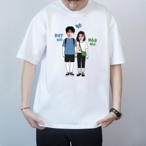 Mẫu thiết kế Áo thun Couple, cặp đôi, người yêu, lover, tình yêu, love, đơn giản, simple, cute, dễ thương