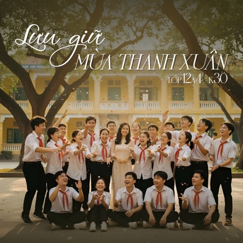 Mẫu thiết kế Photobook vuông Lưu giữ mùa thanh xuân