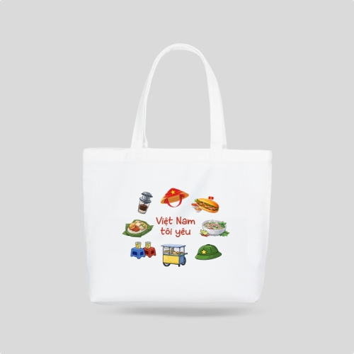 Mẫu thiết kế Túi canvas Việt Nam tôi yêu