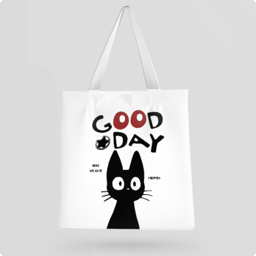 Mẫu thiết kế Túi canvas Mèo, cat, cá nhân, nhân vật, personal style, signature