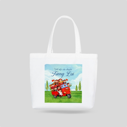 Mẫu thiết kế Túi canvas Viết tiếp câu chuyện tương lai