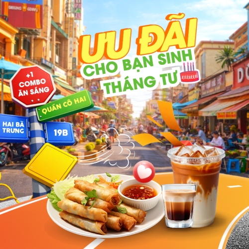 Ưu đãi cho bạn sinh tháng tư