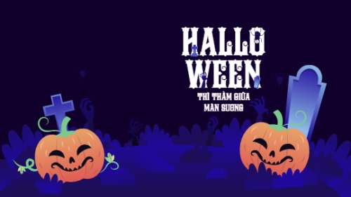 Halloween, lễ hội ma quái, sự kiện, event, dễ thương, cute, chibi, hoạt hình, cartoon