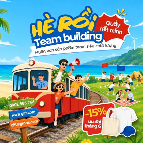 Hè rồi teambuilding thôi