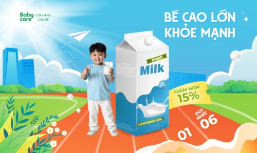 Quốc tế thiếu nhi, 1/6, trẻ em, quảng cáo, giảm giá, ưu đãi, sale, ẩm thực, nước uống