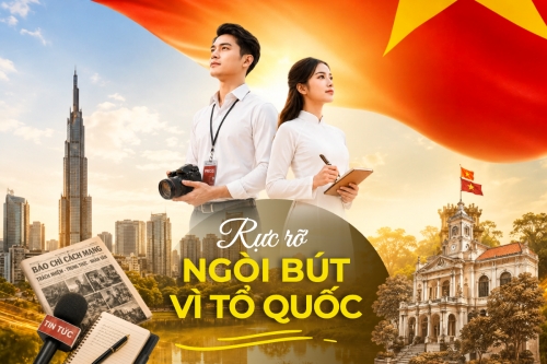 Rực rỡ ngòi bút vì Tổ Quốc