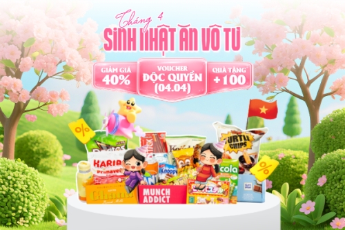 Tháng 4 sinh nhật ăn vô tư